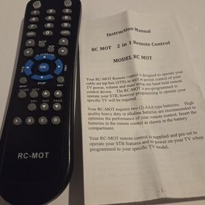 Black Remote Control